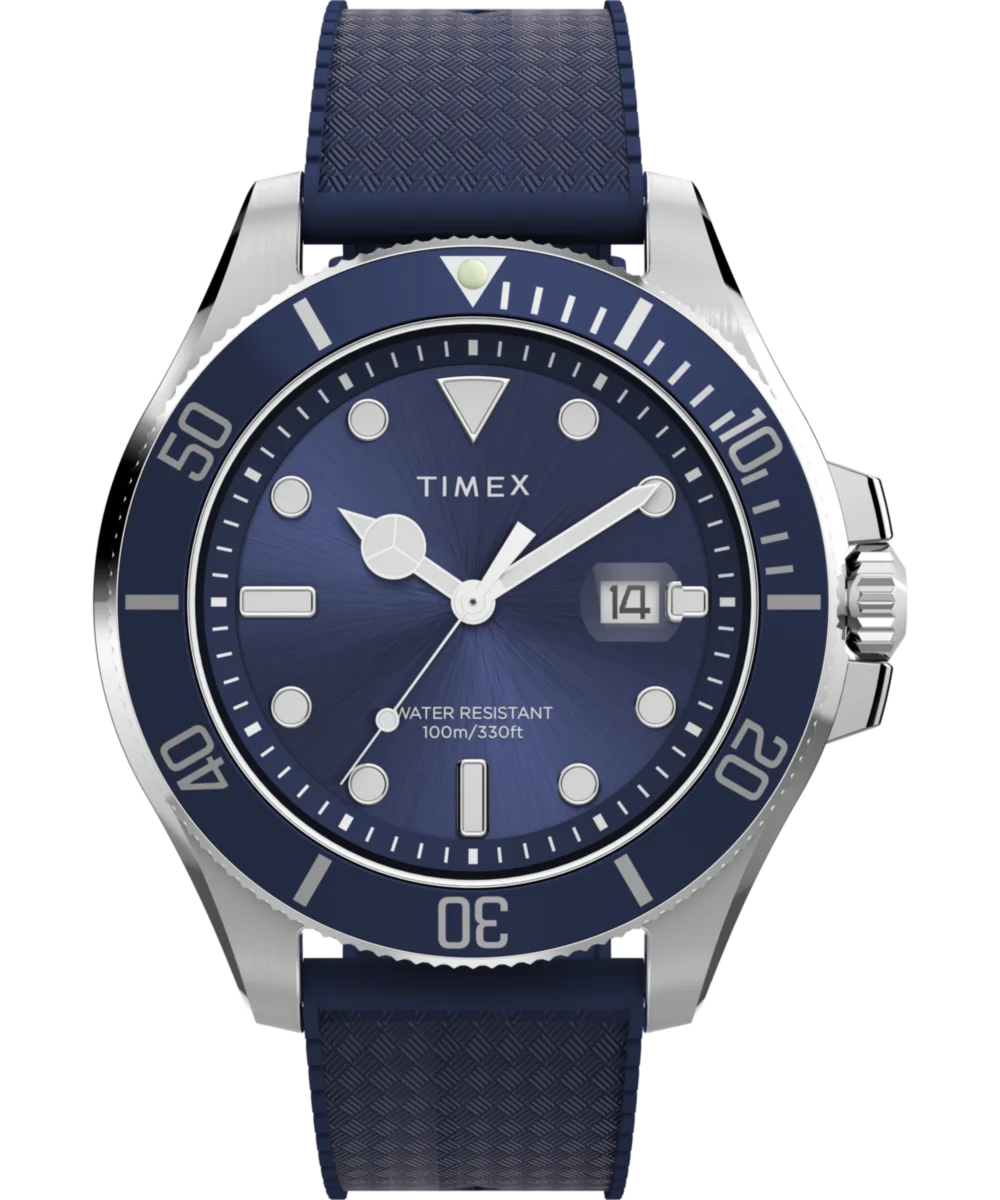 Image of Harborside Coast 44mm Synthetic Rubber Strap Watch