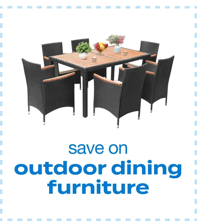 Save on Outdoor Dining Furniture