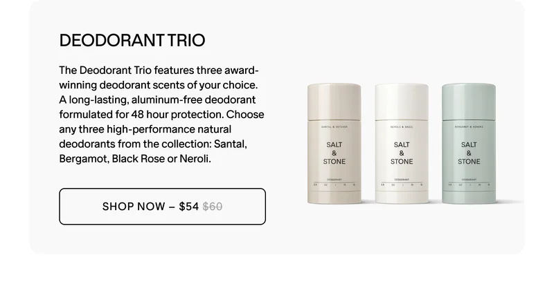 Deodorant Trio