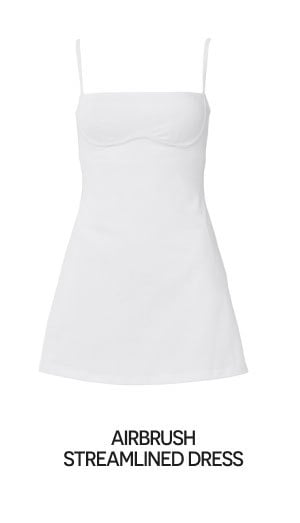 AIRBRUSH STREAMLINED DRESS