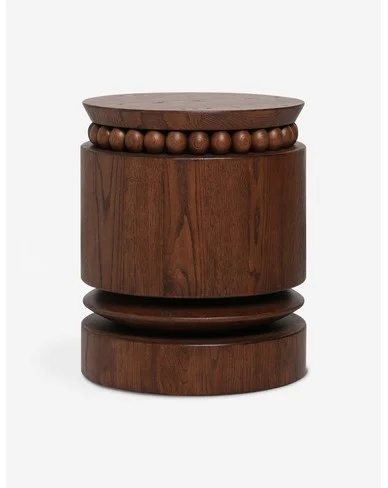 Coco Round Side Table by Carly Cushnie - Espresso