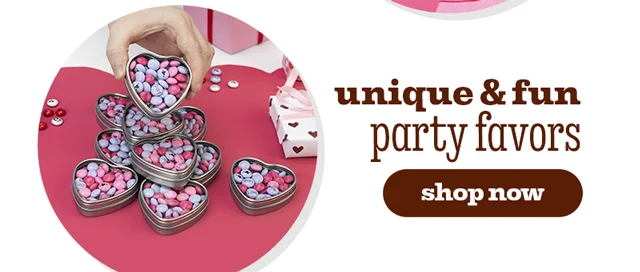 SHOP UNIQUE & FUN PARTY FAVORS