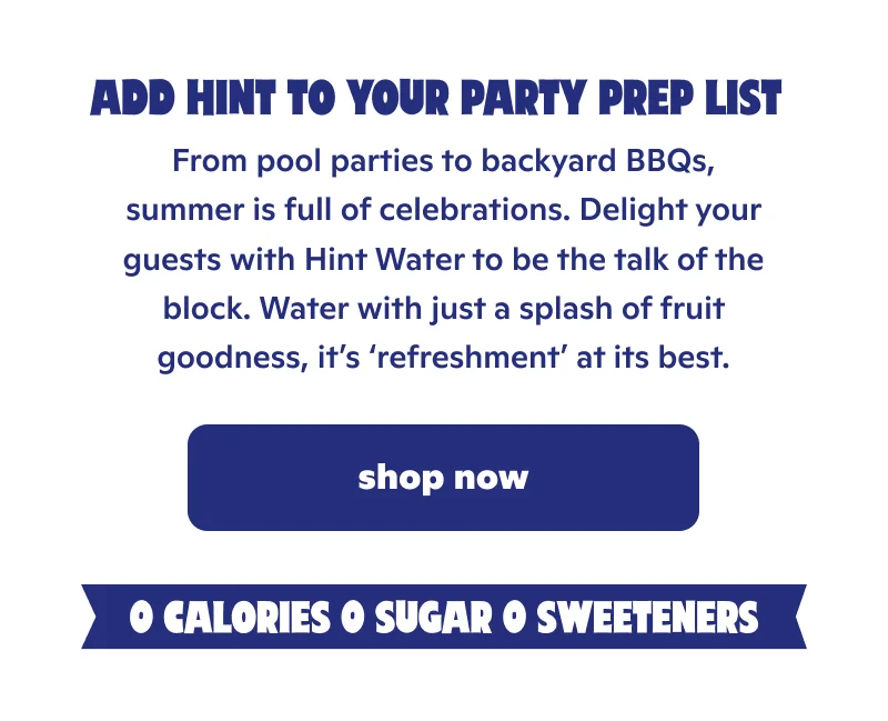 Add Hint to your party prep list. Shop now!