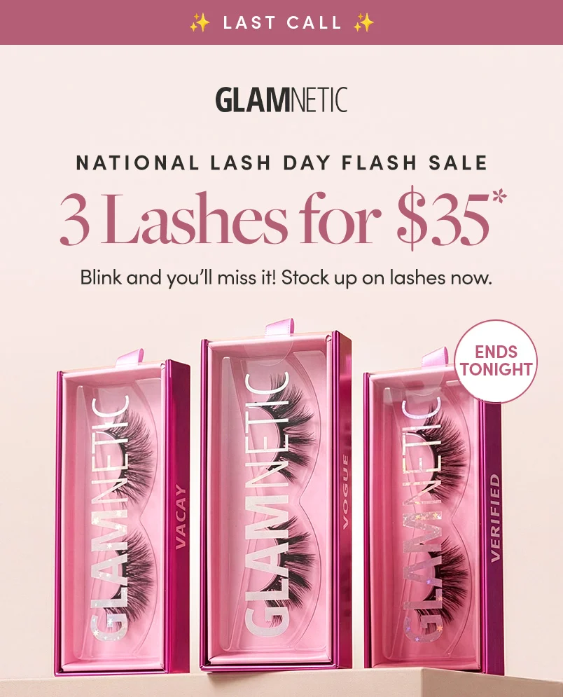 Shop 3 Lashes for $35 Off with code 3FOR35