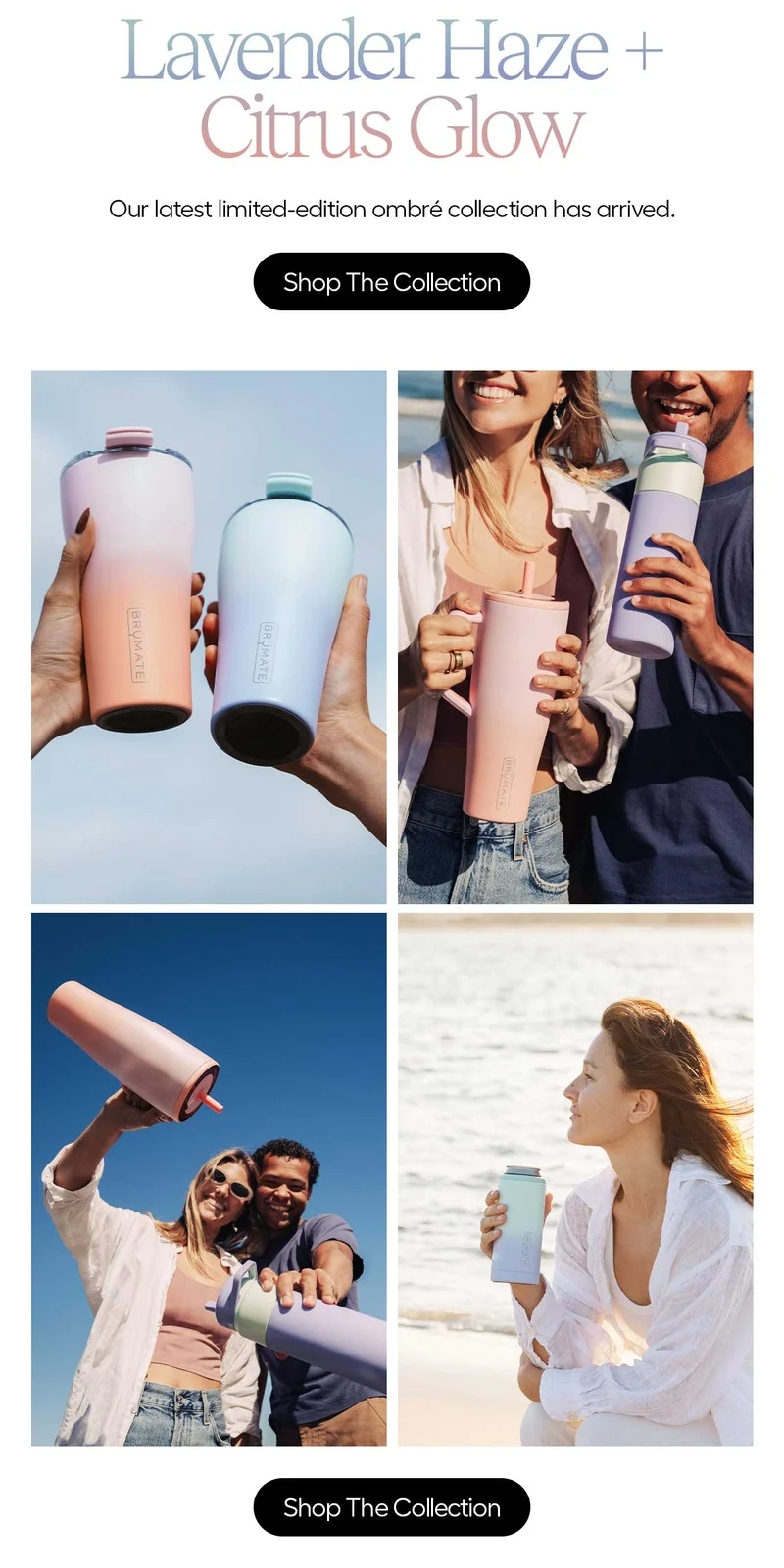 Lavender Haze + Citrus Glow. Our latest limited edition ombré collection has arrived. - Shop The Collection