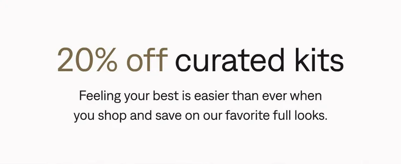 20% off kits