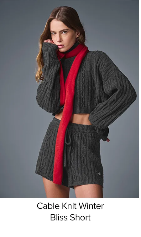 Cable Knit Winter Bliss Short