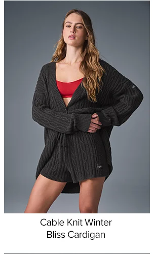 Cable Knit Winter Bliss Cardigan