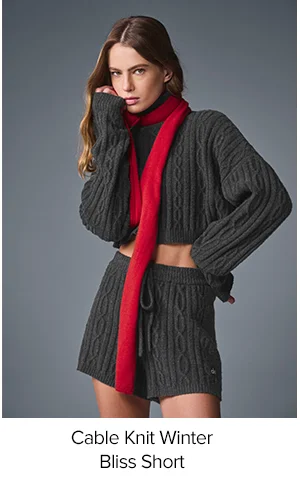 Cable Knit Winter Bliss Short
