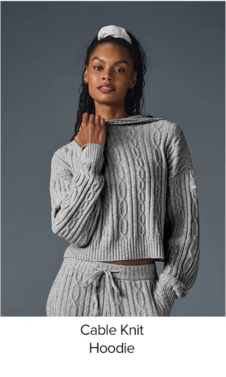 Cable Knit Hoodie
