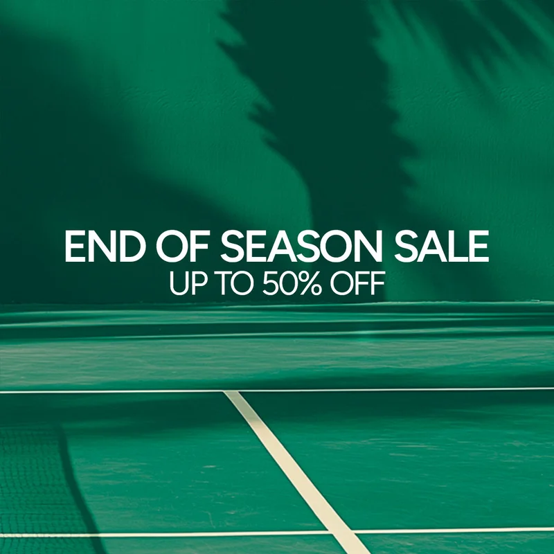 End of Season Sale. Up to 50% off