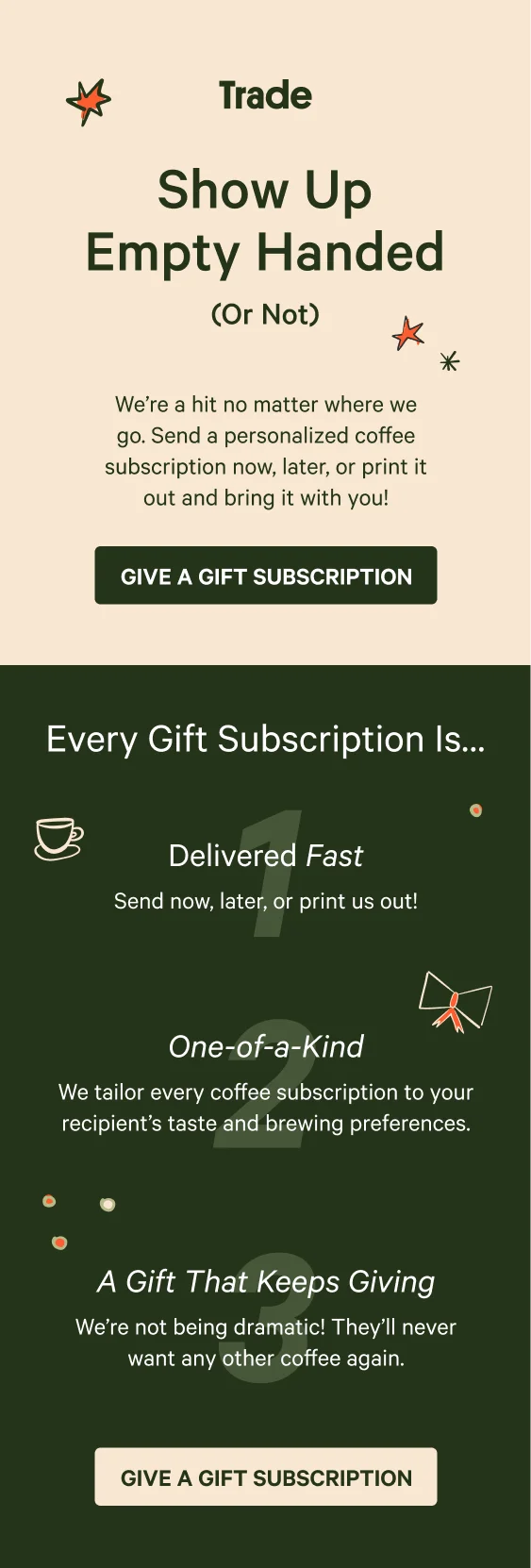 So much better than a gift card. Give a gift subscription.