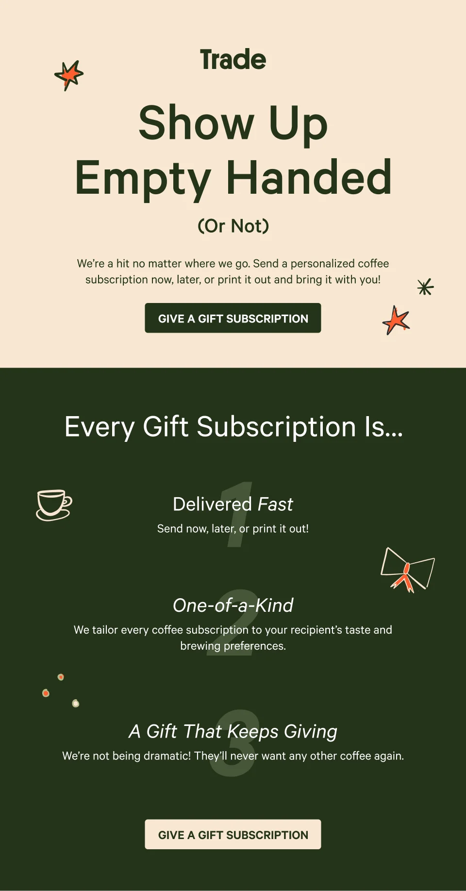 So much better than a gift card. Give a gift subscription.