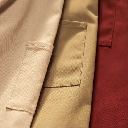 Pant colors in Khaki, Whitecap and Fired Brick
