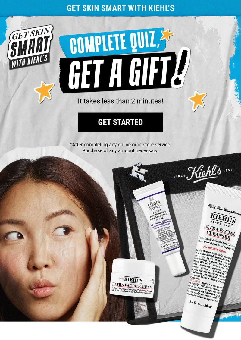 Complete A Quiz, Get A Gift