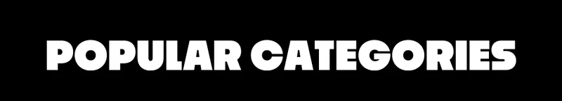 Popular Categories Popular Categories