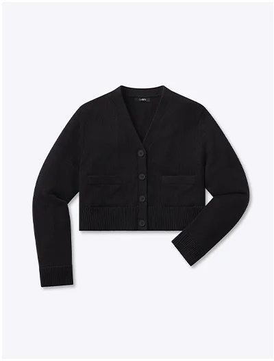 Black Upstate Cardigan