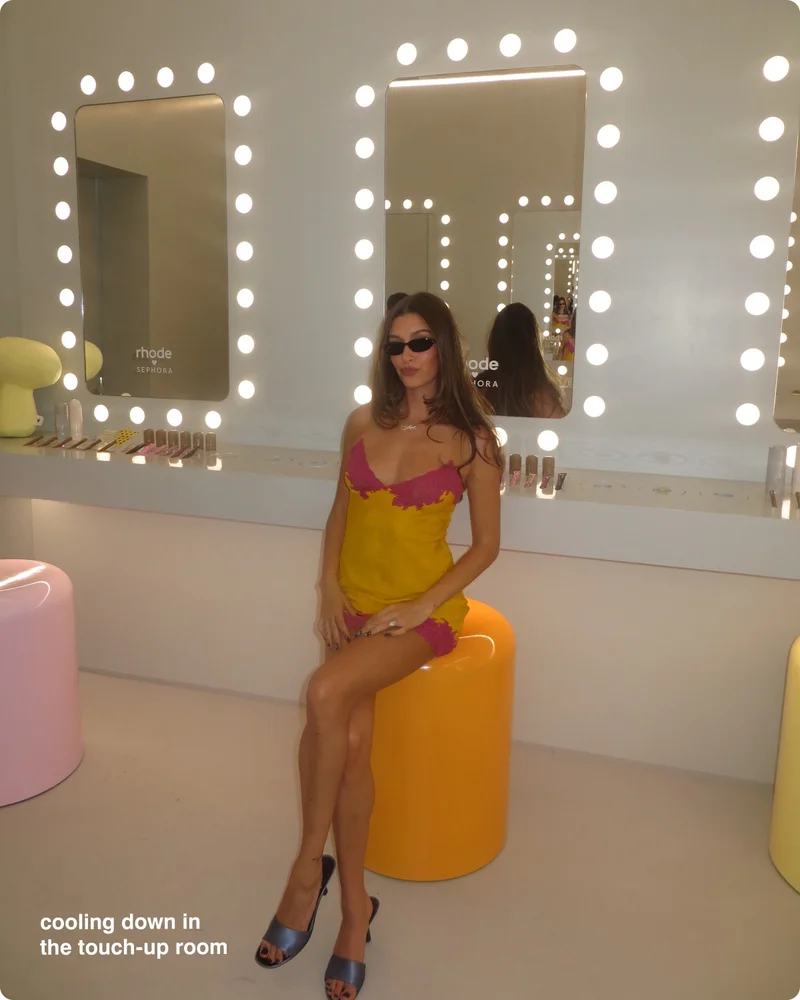 cooling down in the touch-up room
