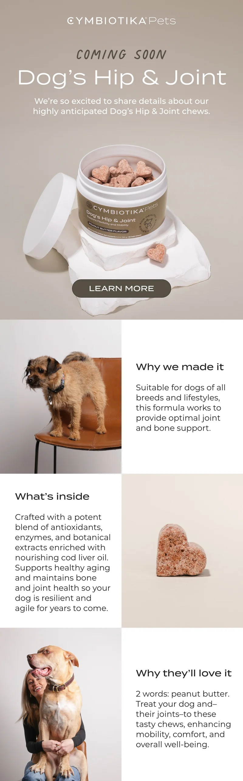 COMING SOON: DOG'S HIP & JOINT