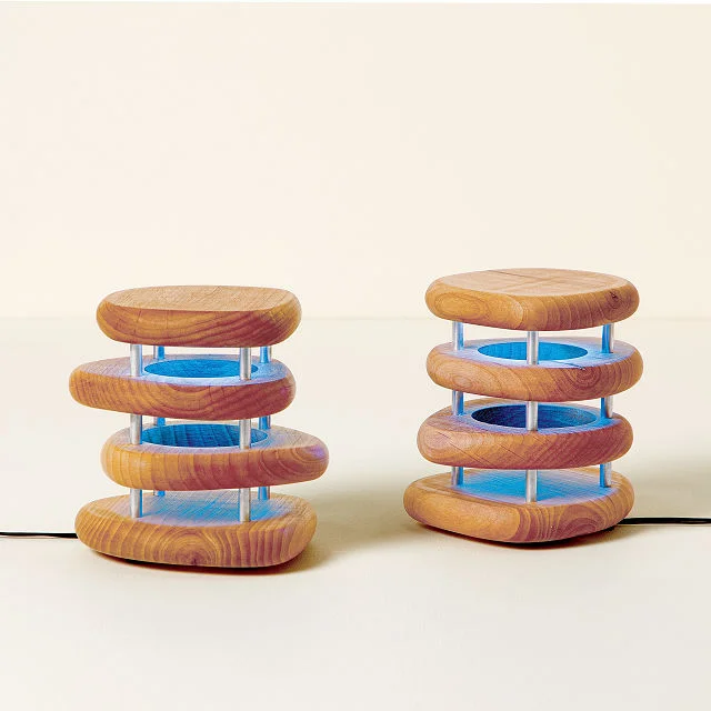 Long Distance Friendship Lamp - Wood