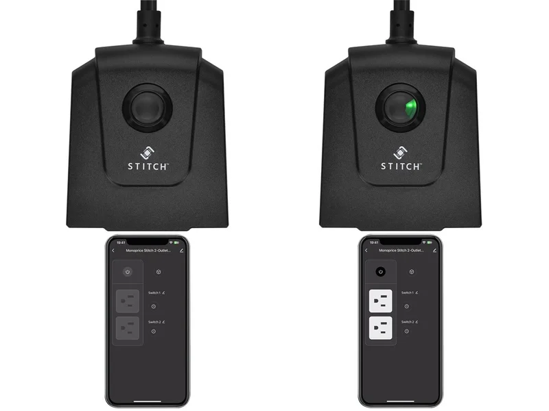 Smart Outdoor Plug | IP65 Weather Resistance 2 Individually Controlled Outlets Convenient voice control Free Standard US Shipping Shop Now