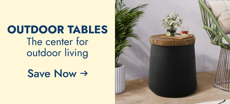 outdoor tables