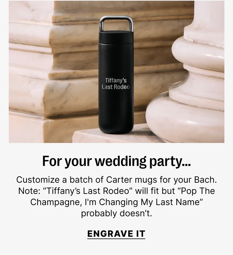 Carter Mugs - Engrave It