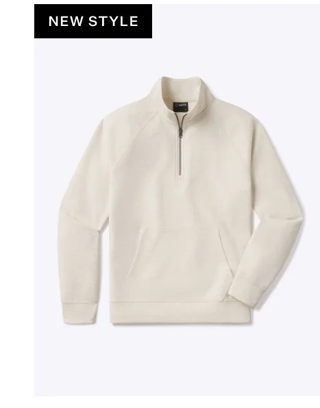 Uptown Pique Q-Zip Pullover