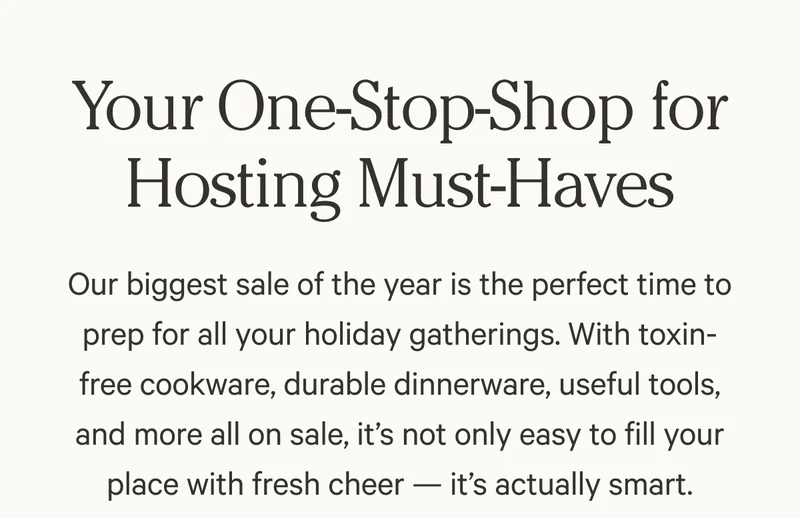Your One-Stop-Shop for Hosting Must-Haves