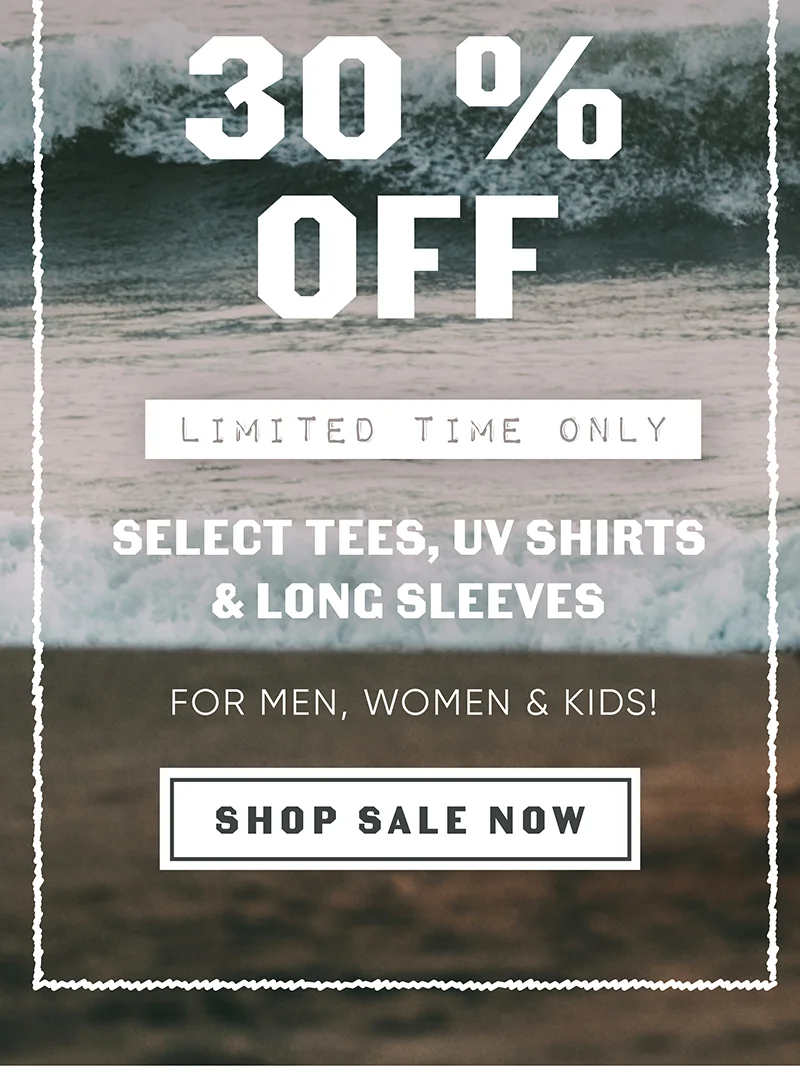 30% Off For men, women & kids