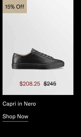 Capri in Nero 15% off-Shop Now