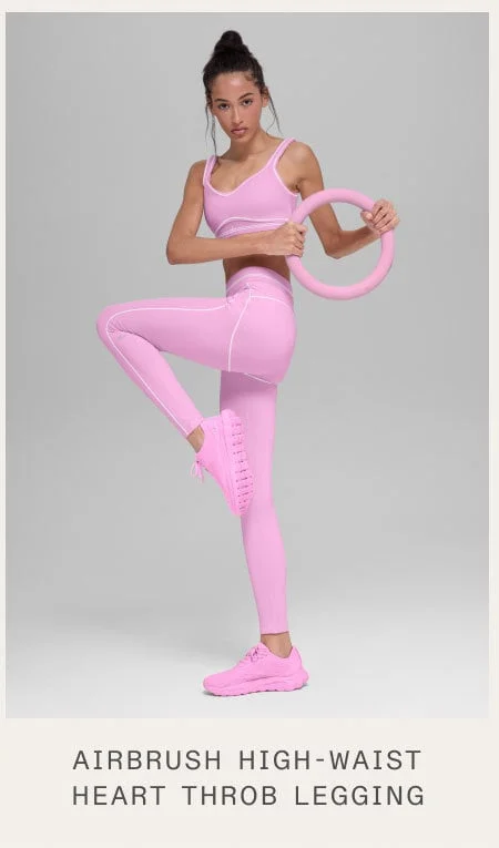 AIRBRUSH HIGH-WAIST HEART THROB LEGGING