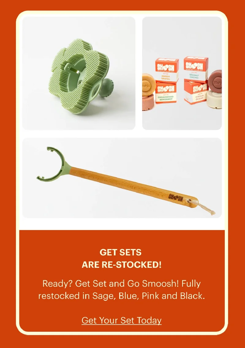 Shop Get Set kits, restocked in all colors.