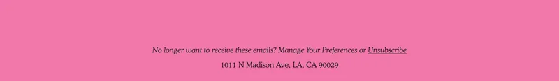 Manage Preferences
