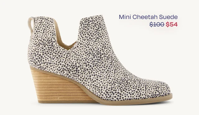 Mini Cheetah Suede Gwen Boot - Image