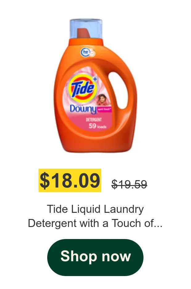 Tide Liquid Laundry Detergent with a Touch of...