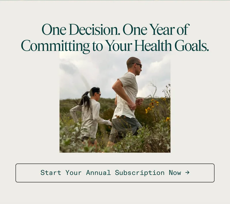 Start your annual subscription now