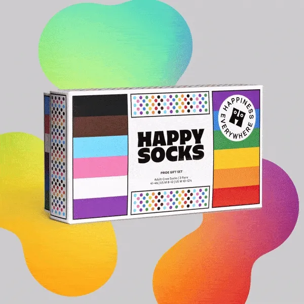 3-Pack Pride Socks Gift Set