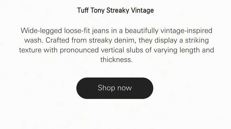 Tuff Tony Streaky Vintage