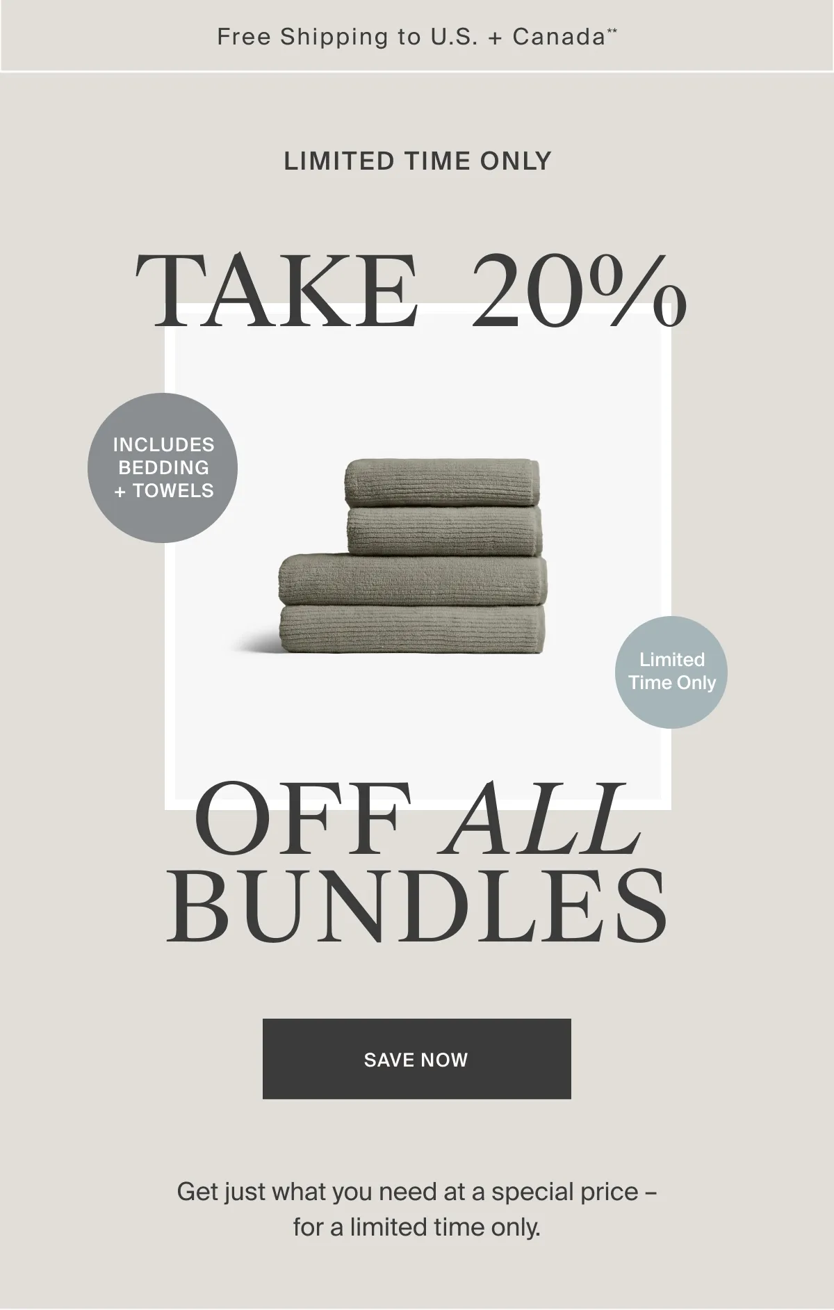 Save on All Bundles