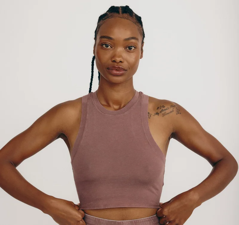 Image of Core Crop Tank Top