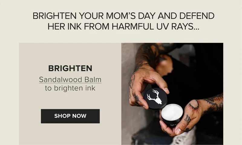 brighten - sandalwood balm to brighten ink