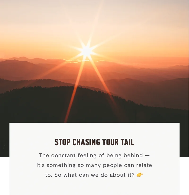 Stop Chasing Your Tail