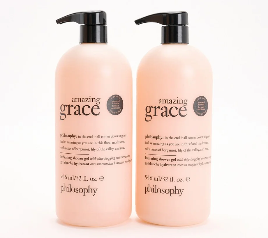 philosophy supersize grace & love shower gel 32oz duo
