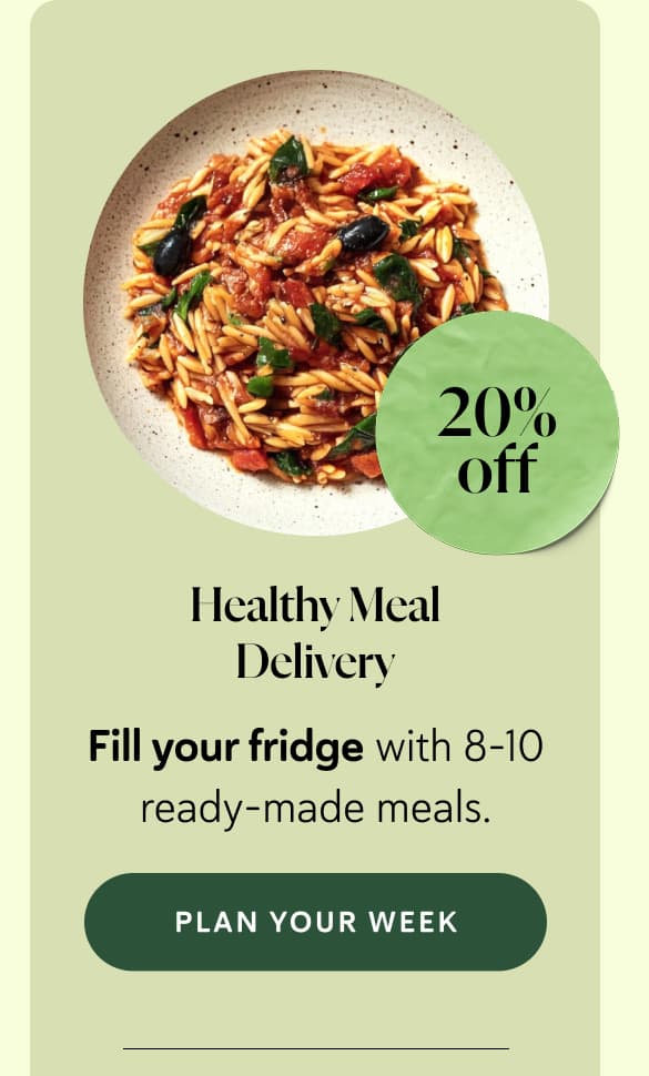 Meal Delivery Bundle [Sticker: Up to 20% off] Fill your fridge with 8-10 ready-made meals.