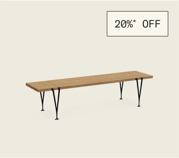 Save 25%* on The Acton Slat Bench