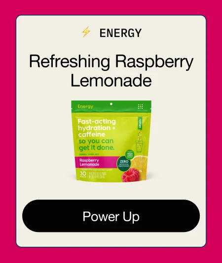 Refreshing Raspberry Lemonade | Power Up
