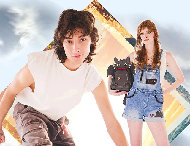 Dragons Jogger Sweatpants, Toothless Utility Shortalls and Toothless Pin Collector Mini Backpack