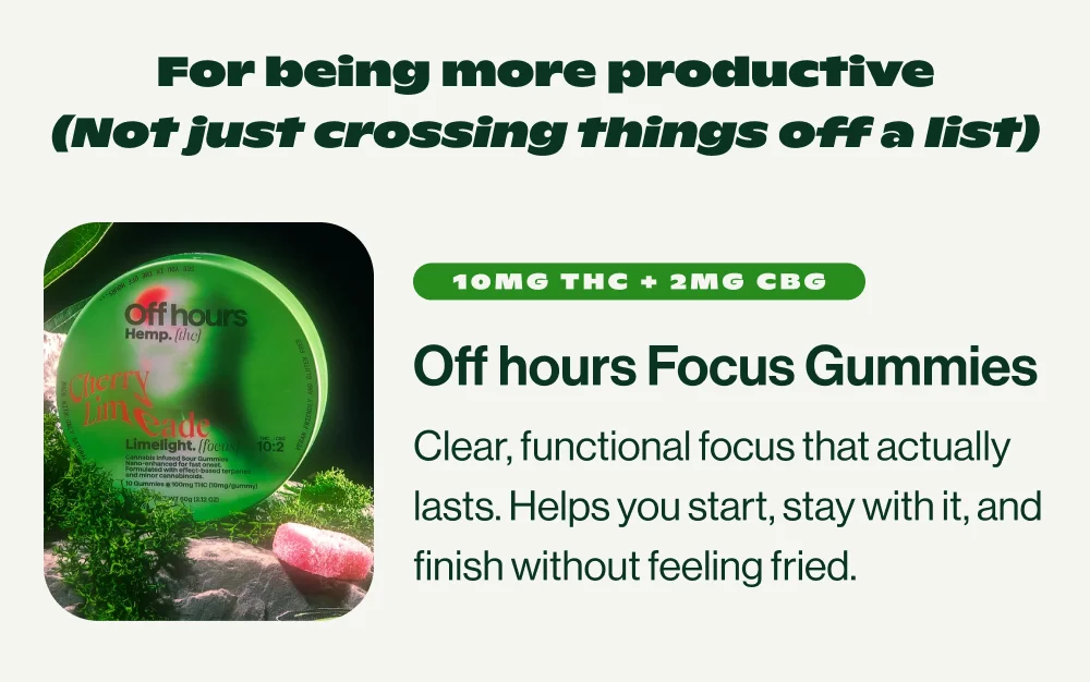 For being more productive