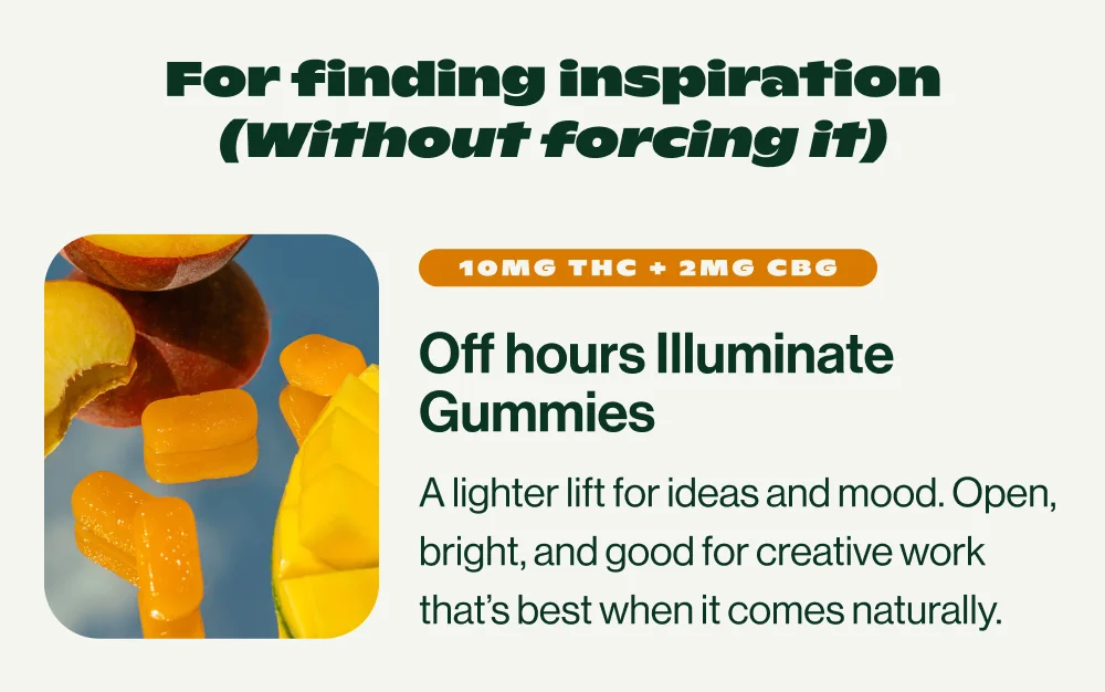 For finding inspiration
